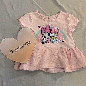 Disney - Baby Soft Pink Minnie Mouse & Daisy Dress